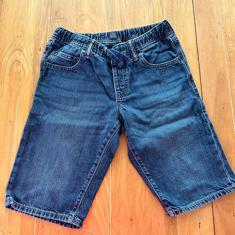 GAP Boys Dark Blue Denim Shorts